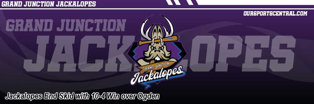 Jackalopes End Skid with 10-4 Win over Ogden