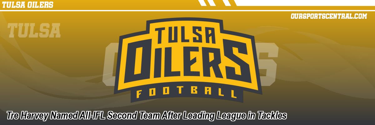 Tre Harvey Named All-IFL Second Team After Leading League in Tackles