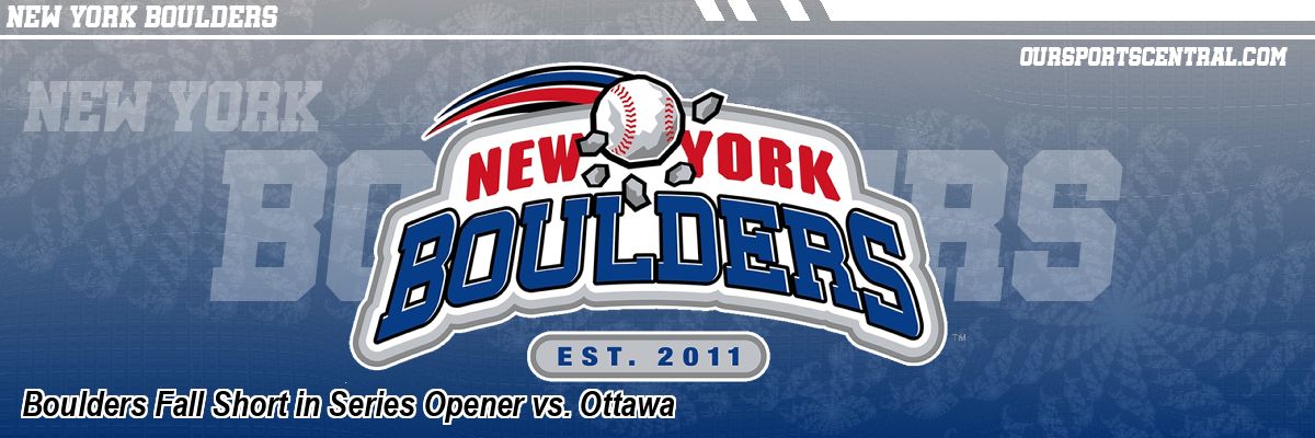 Boulders Fall Short in Series Opener vs. Ottawa