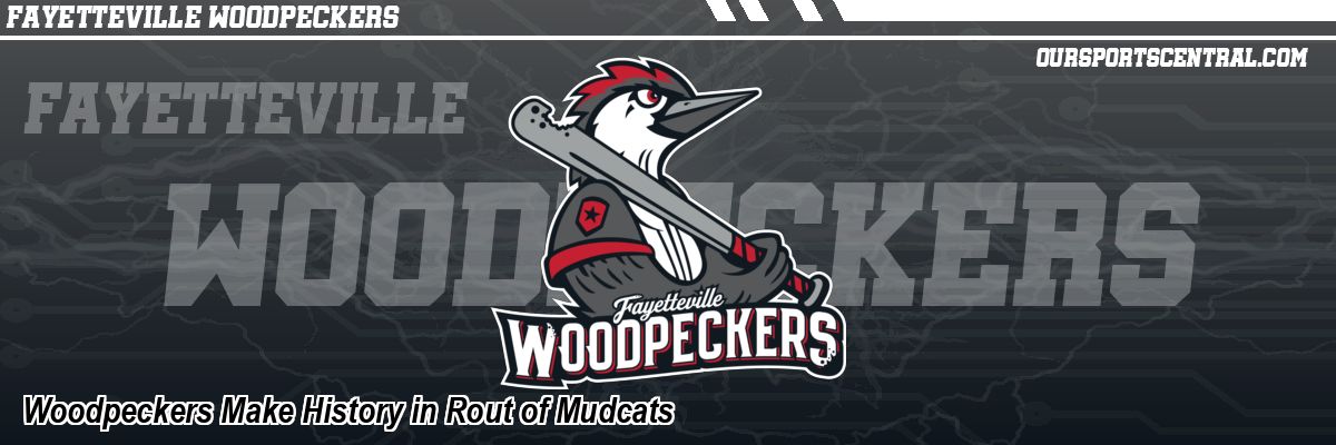 Woodpeckers Make History in Rout of Mudcats