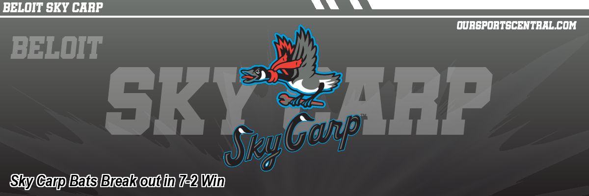 Sky Carp Bats Break out in 7-2 Win