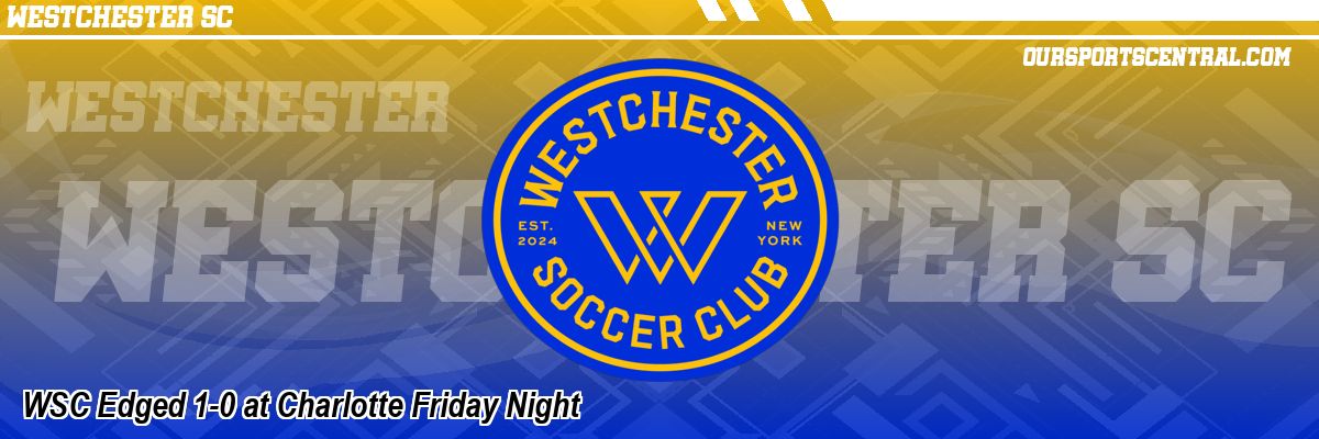 WSC Edged 1-0 at Charlotte Friday Night