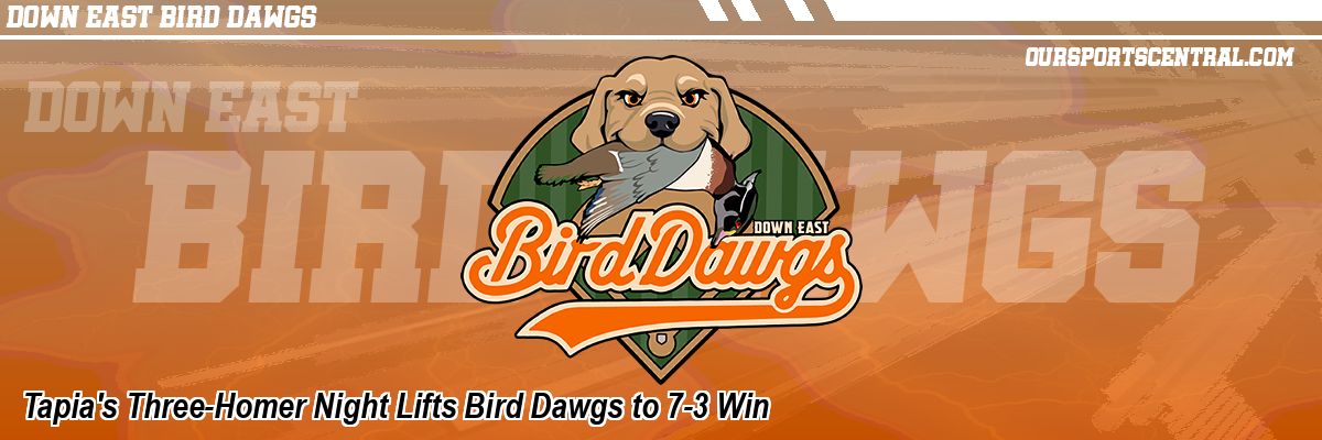 Tapia's Three-Homer Night Lifts Bird Dawgs to 7-3 Win