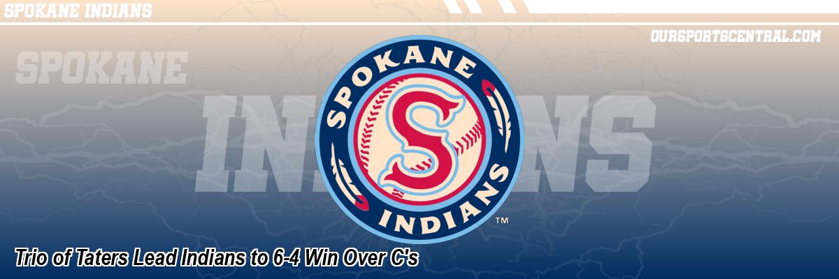 Trio of Taters Lead Indians to 6-4 Win Over C's