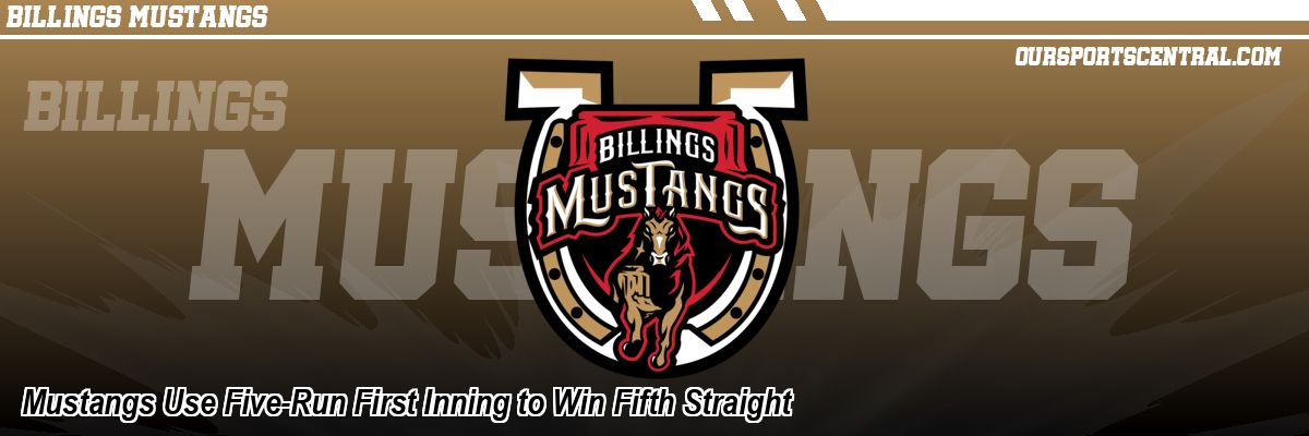 Mustangs Use Five-Run First Inning to Win Fifth Straight