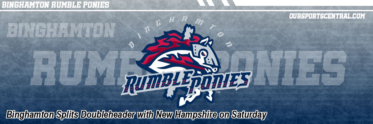 Binghamton Splits Doubleheader with New Hampshire on Saturday