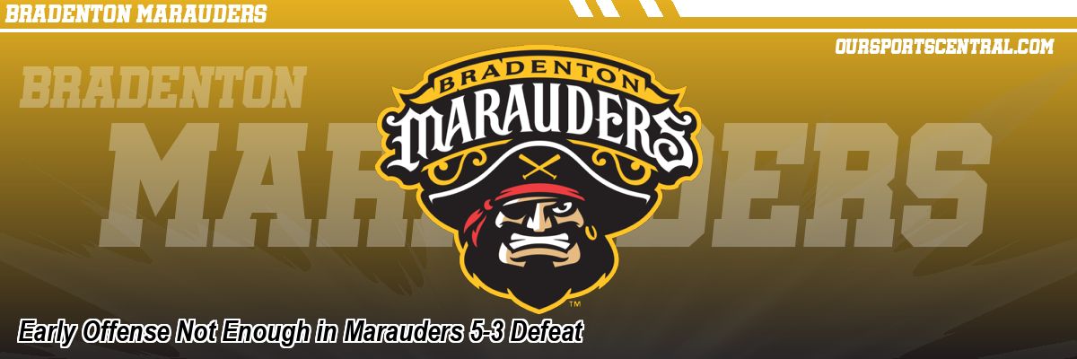 Early Offense Not Enough in Marauders 5-3 Defeat