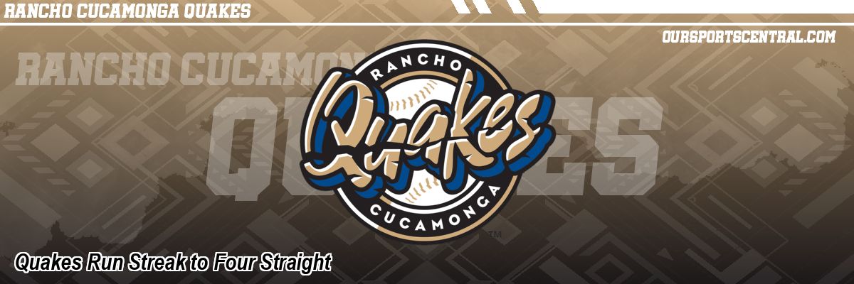 Quakes Run Streak to Four Straight
