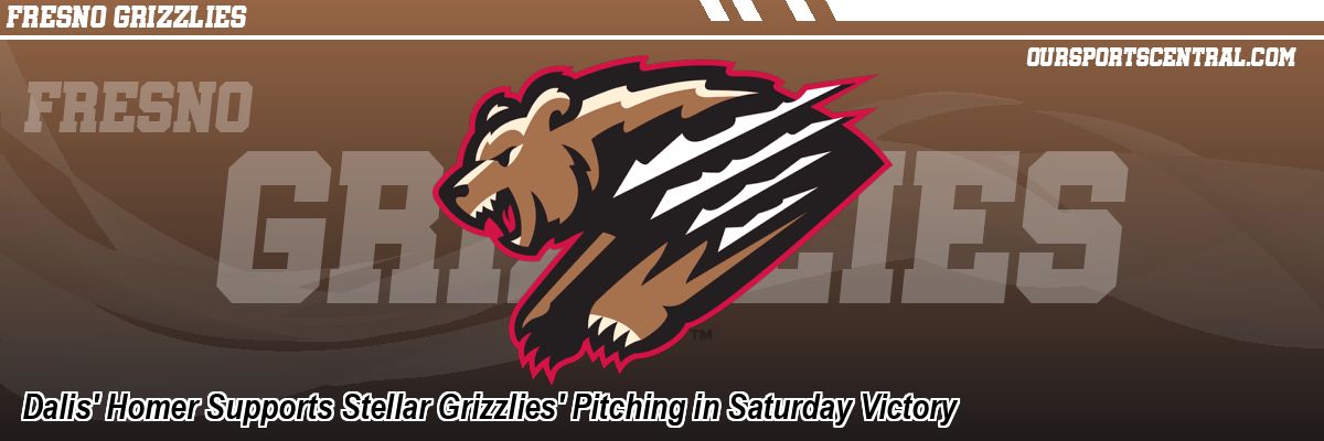 Dalis' Homer Supports Stellar Grizzlies' Pitching in Saturday Victory