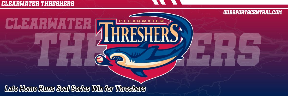 Late Home Runs Seal Series Win for Threshers