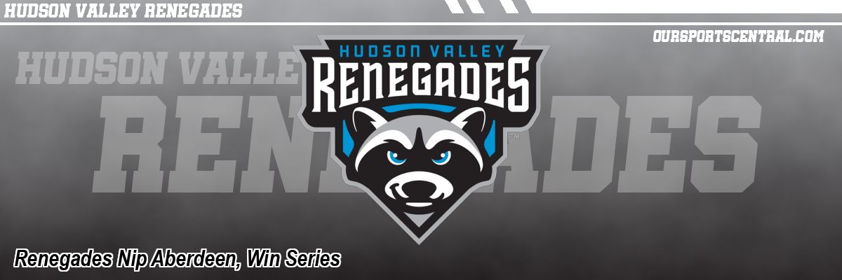 Renegades Nip Aberdeen, Win Series