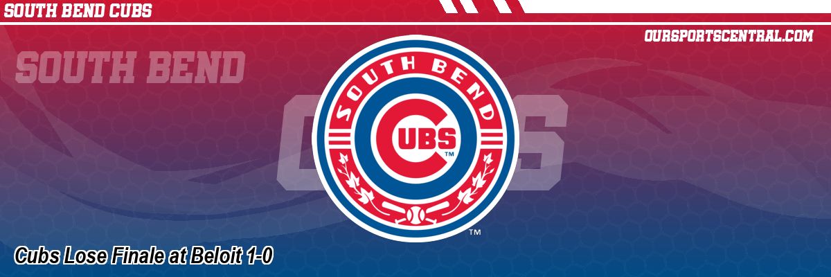 Cubs Lose Finale at Beloit 1-0
