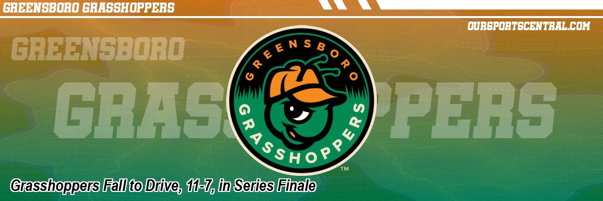 Grasshoppers Fall to Drive, 11-7, in Series Finale