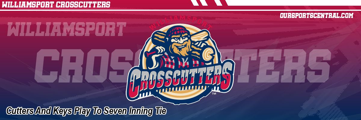 Cutters And Keys Play To Seven Inning Tie