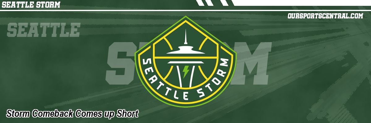Storm Comeback Comes up Short