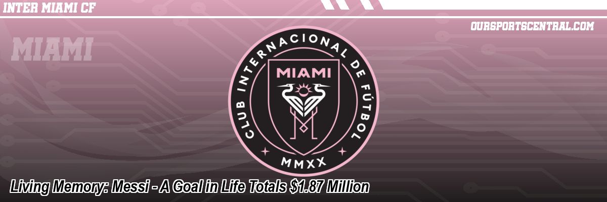 Living Memory: Messi - A Goal in Life Totals $1.87 Million