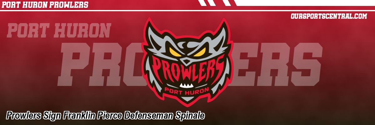 Prowlers Sign Franklin Pierce Defenseman Spinale