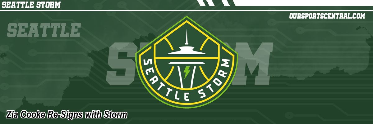 Zia Cooke Re-Signs with Storm