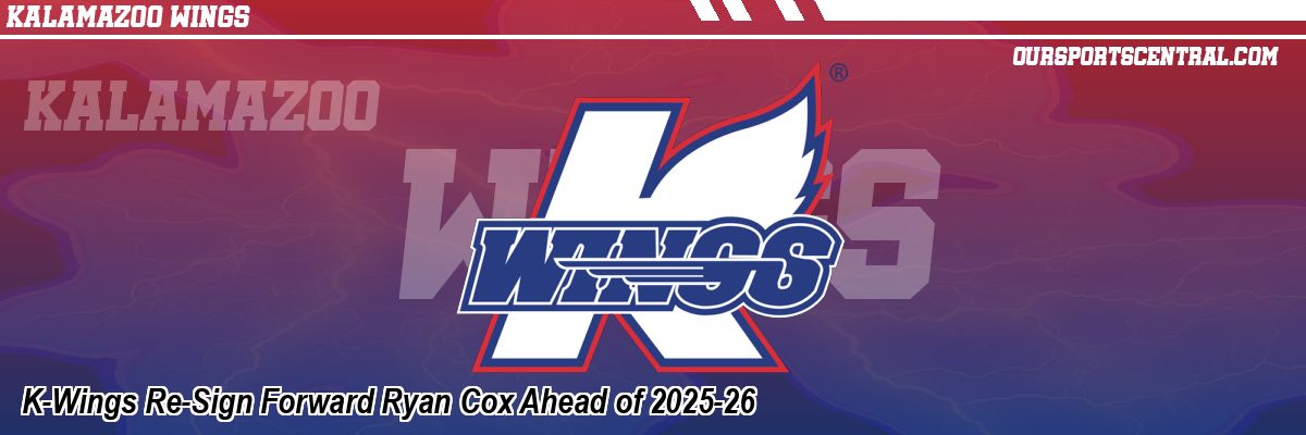 K-Wings Re-Sign Forward Ryan Cox Ahead of 2025-26