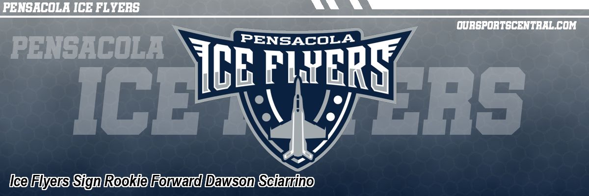 Ice Flyers Sign Rookie Forward Dawson Sciarrino