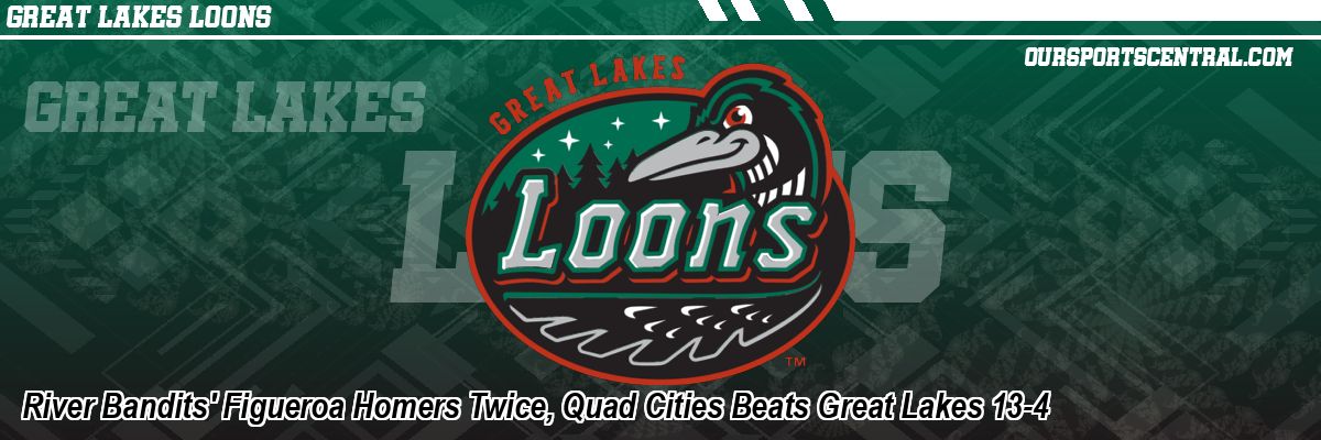 River Bandits' Figueroa Homers Twice, Quad Cities Beats Great Lakes 13-4