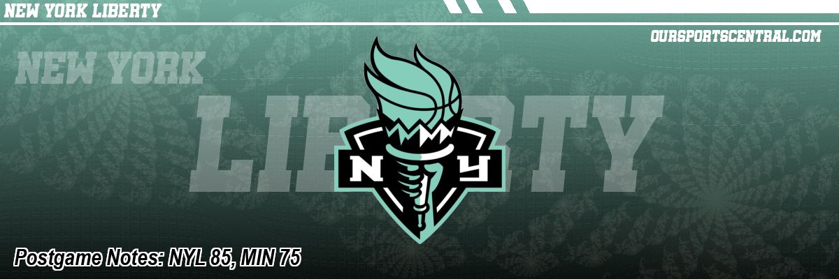 Postgame Notes: NYL 85, MIN 75