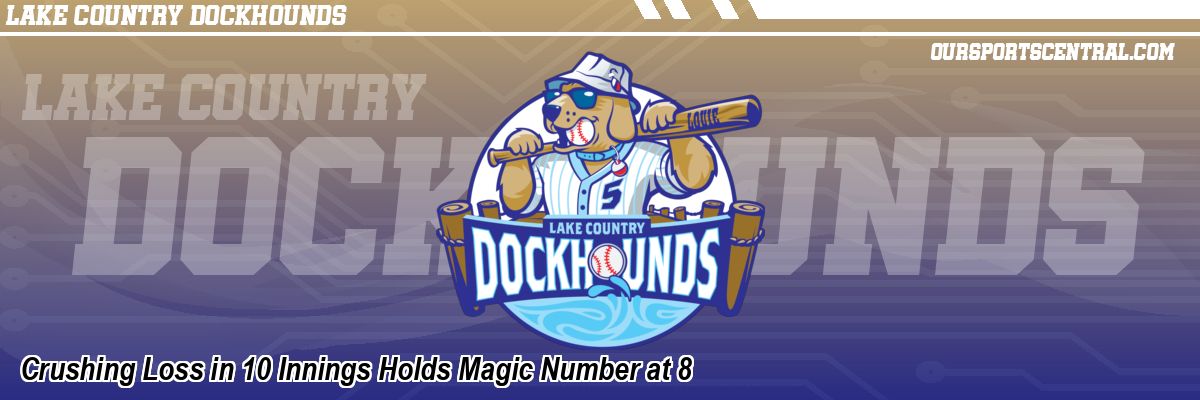 Crushing Loss in 10 Innings Holds Magic Number at 8