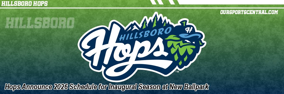 Hops Announce 2026 Schedule for Inaugural Season at New Ballpark