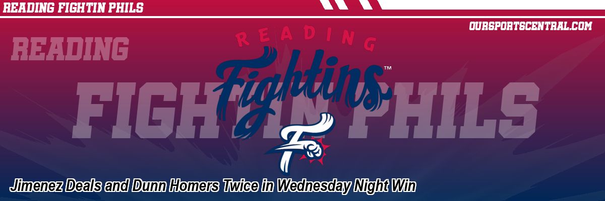 Jimenez Deals and Dunn Homers Twice in Wednesday Night Win