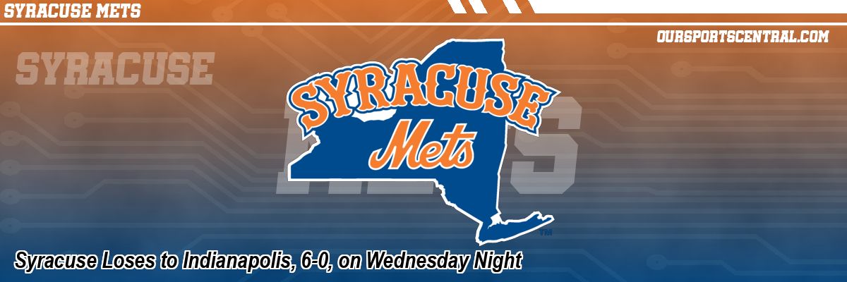 Syracuse Loses to Indianapolis, 6-0, on Wednesday Night