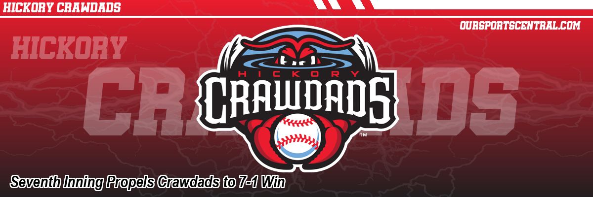 Seventh Inning Propels Crawdads to 7-1 Win