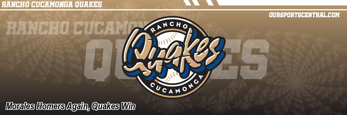 Morales Homers Again, Quakes Win