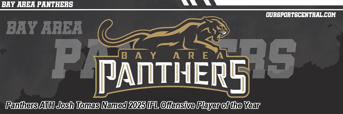Panthers ATH Josh Tomas Named 2025 IFL Offensive Player of the Year