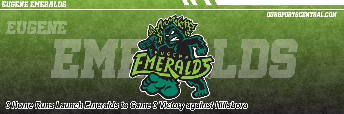 3 Home Runs Launch Emeralds to Game 3 Victory against Hillsboro