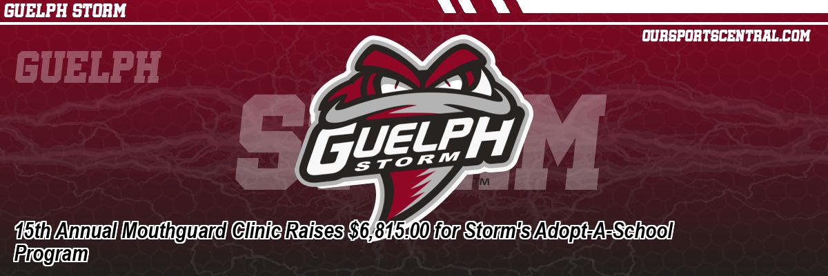 15th Annual Mouthguard Clinic Raises $6,815.00 for Storm's Adopt-A-School Program