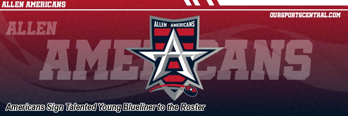 Americans Sign Talented Young Blueliner to the Roster