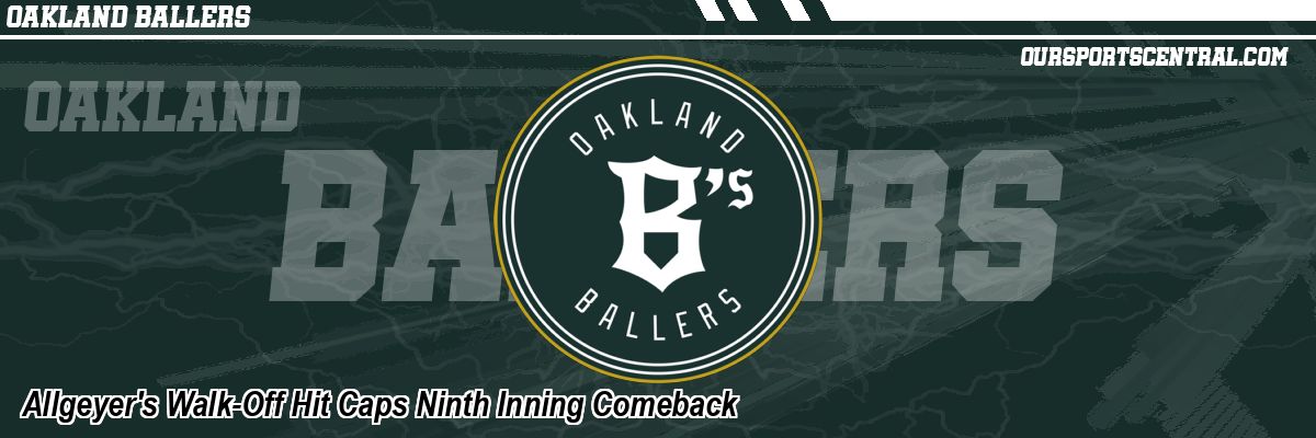 Allgeyer's Walk-Off Hit Caps Ninth Inning Comeback