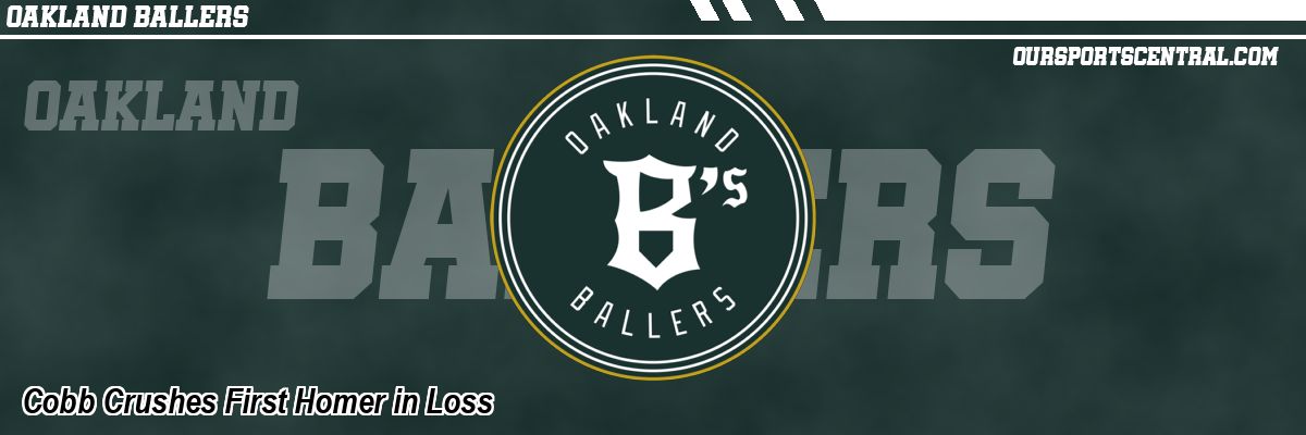 Cobb Crushes First Homer in Loss
