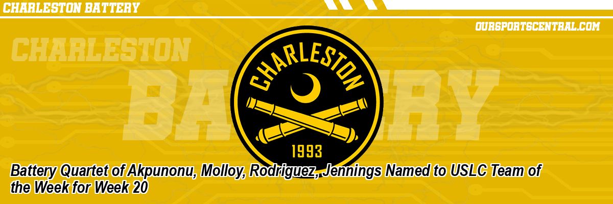 Battery Quartet of Akpunonu, Molloy, Rodriguez, Jennings Named to USLC Team of the Week for Week 20