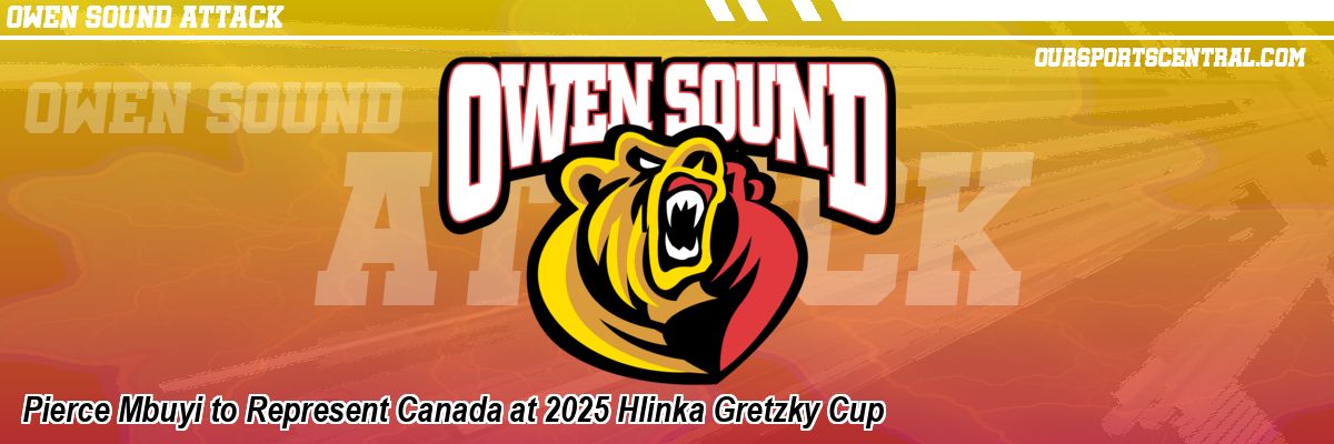 Pierce Mbuyi to Represent Canada at 2025 Hlinka Gretzky Cup