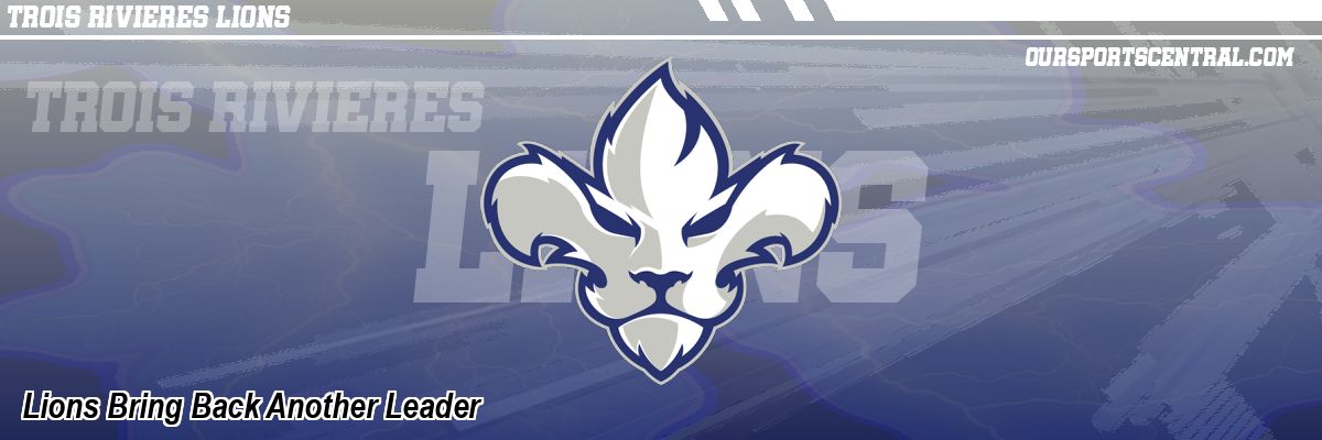 Lions Bring Back Another Leader