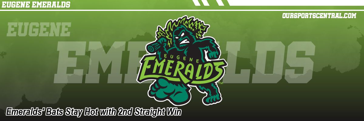 Emeralds' Bats Stay Hot with 2nd Straight Win