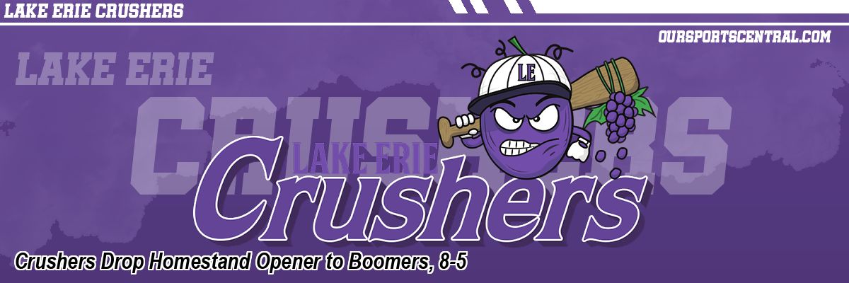 Crushers Drop Homestand Opener to Boomers, 8-5