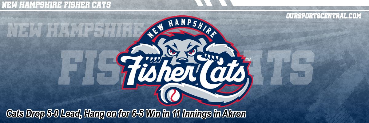Cats Drop 5-0 Lead, Hang on for 6-5 Win in 11 Innings in Akron