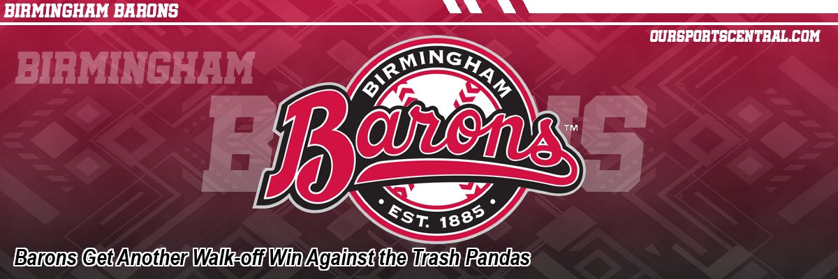 Barons Get Another Walk-off Win Against the Trash Pandas