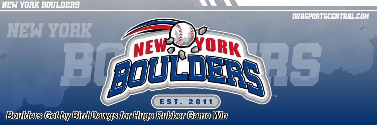 Boulders Get by Bird Dawgs for Huge Rubber Game Win