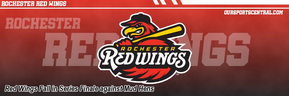 Red Wings Fall in Series Finale against Mud Hens