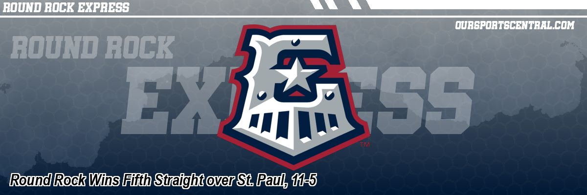 Round Rock Wins Fifth Straight over St. Paul, 11-5
