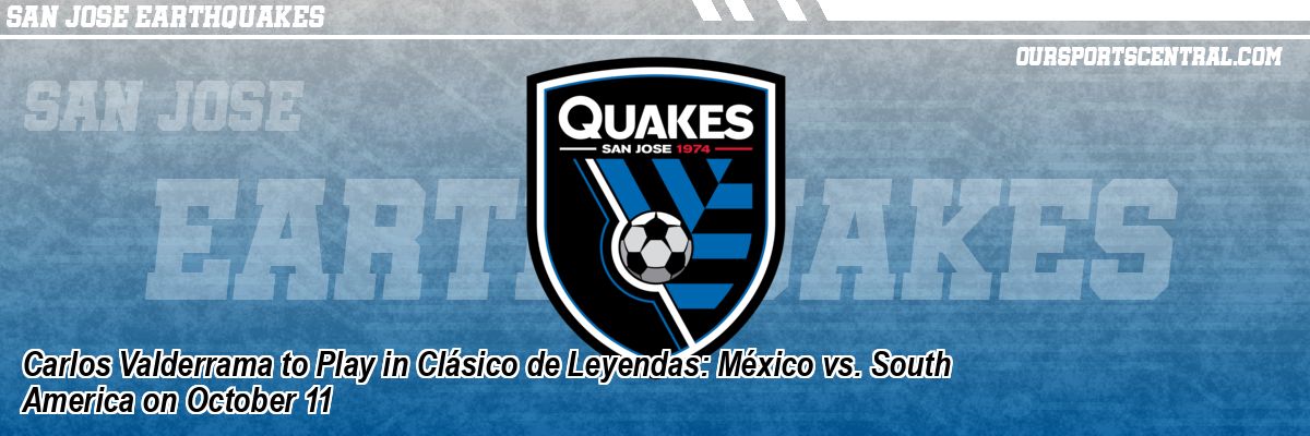 Carlos Valderrama to Play in Clásico de Leyendas: México vs. South America on October 11