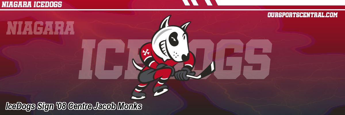 IceDogs Sign '08 Centre Jacob Monks